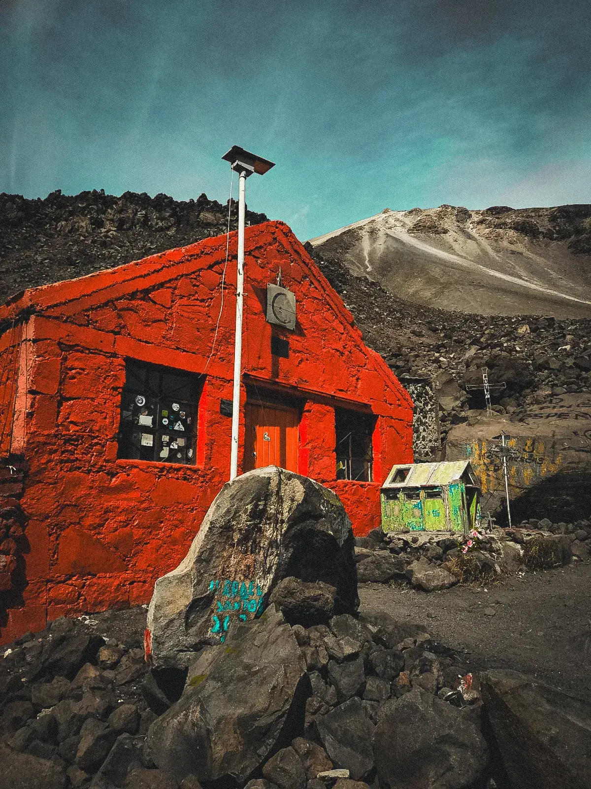 Amanecer Refugio Fausto González, Pico de Orizaba